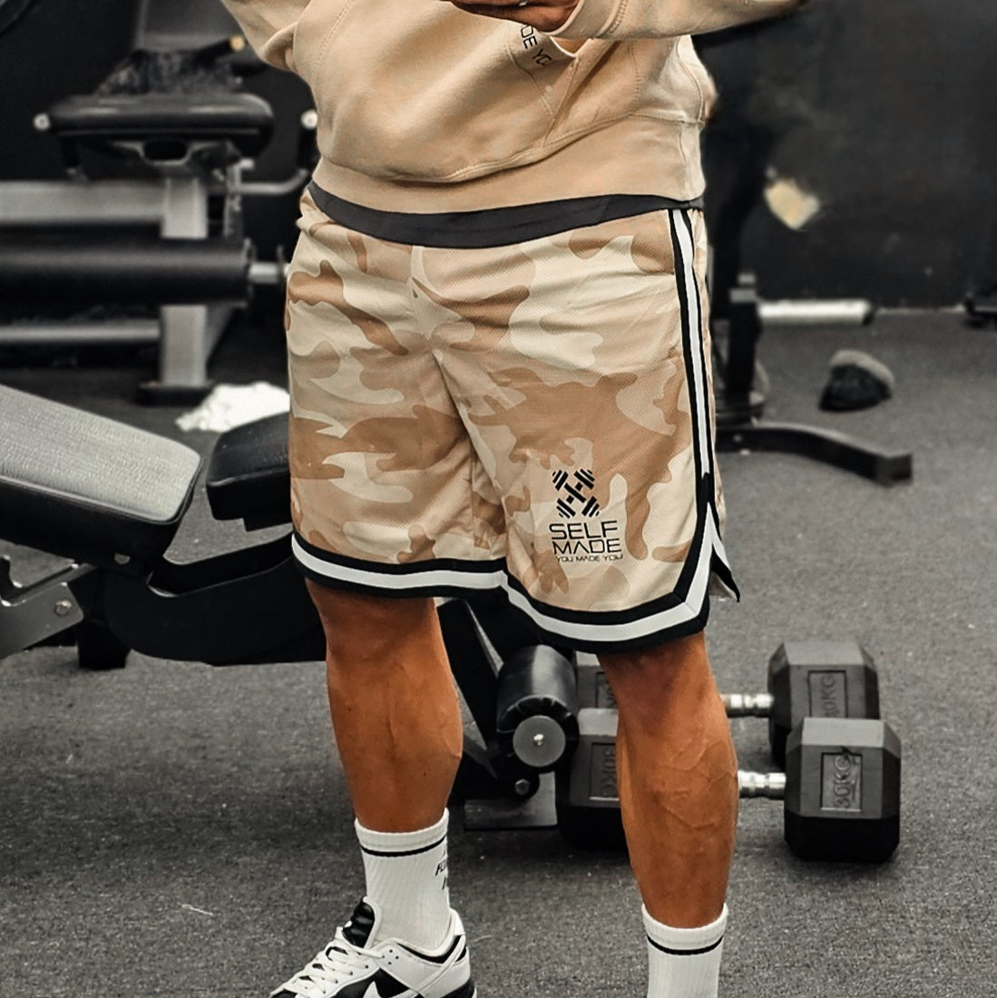 Camo basket ball shorts