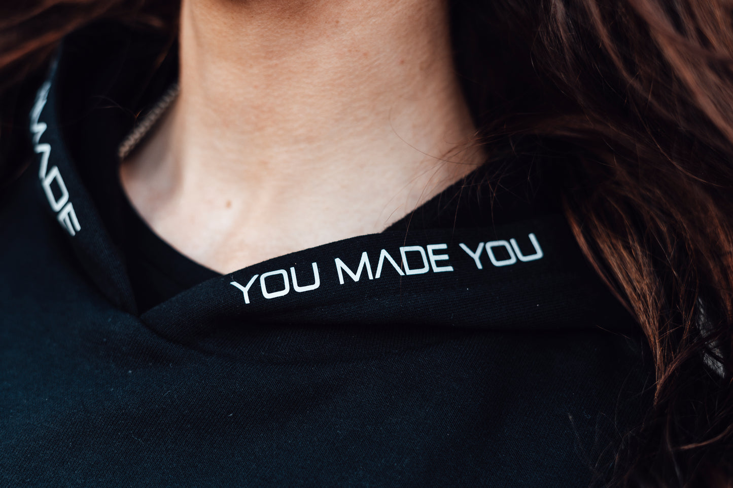 Oversized cropped hoodie