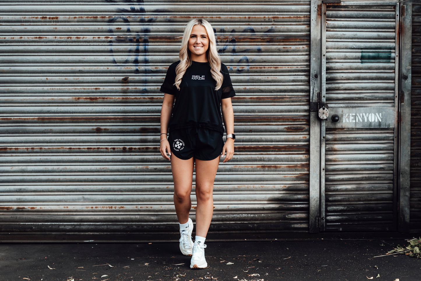 Ladies Mesh Over T-Shirt