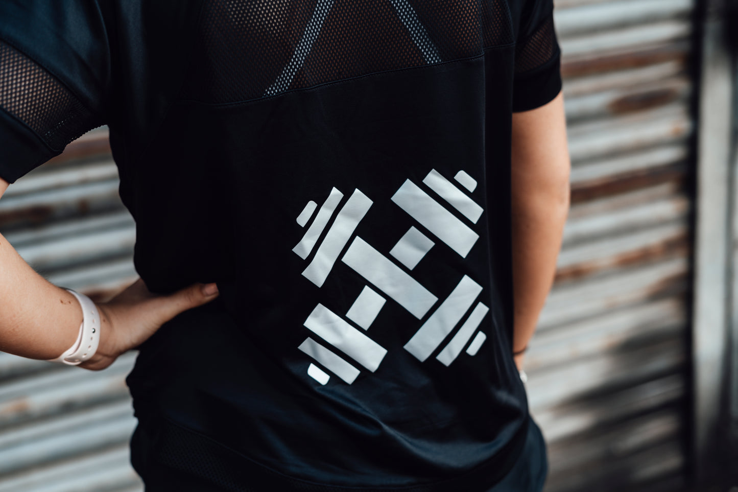 Ladies Mesh Over T-Shirt