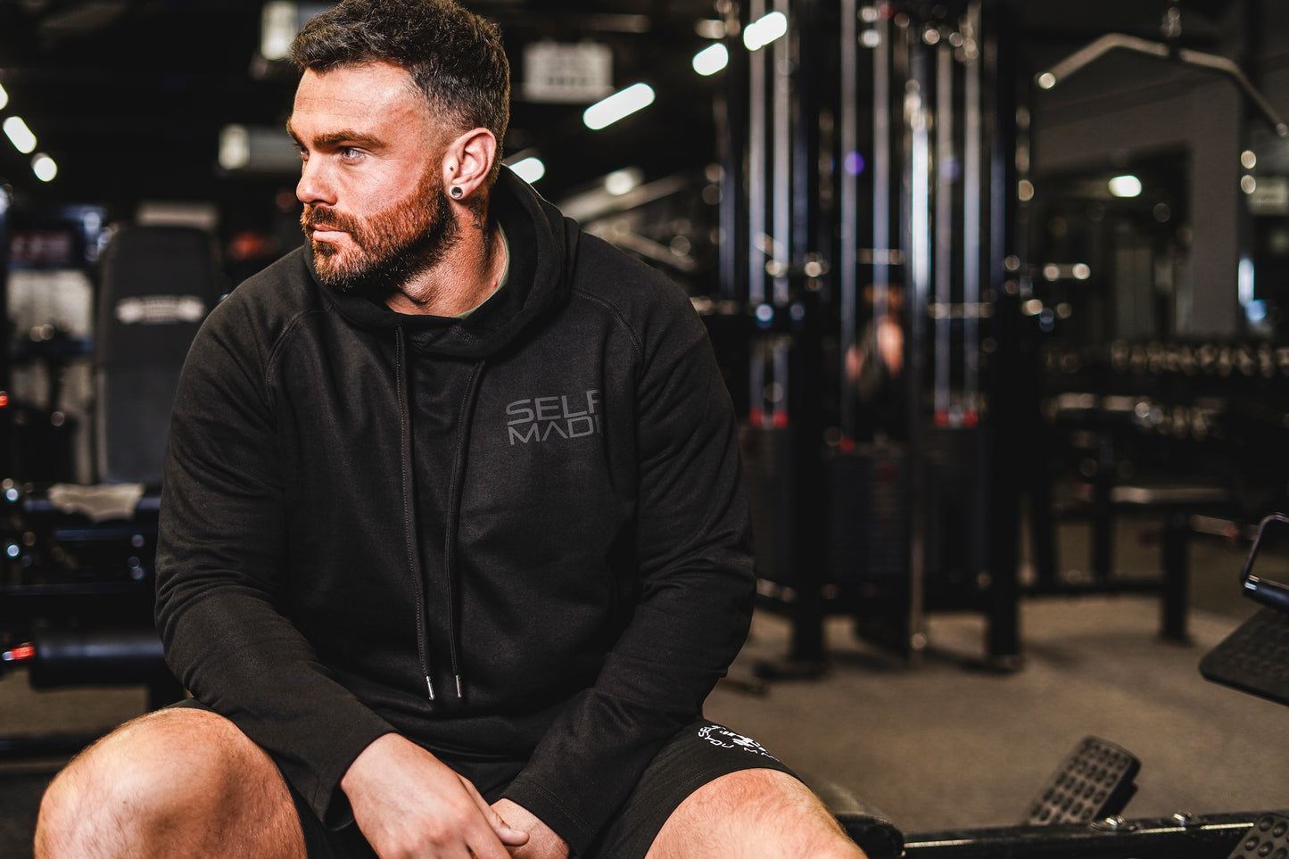 Light weight fleeced hoodie