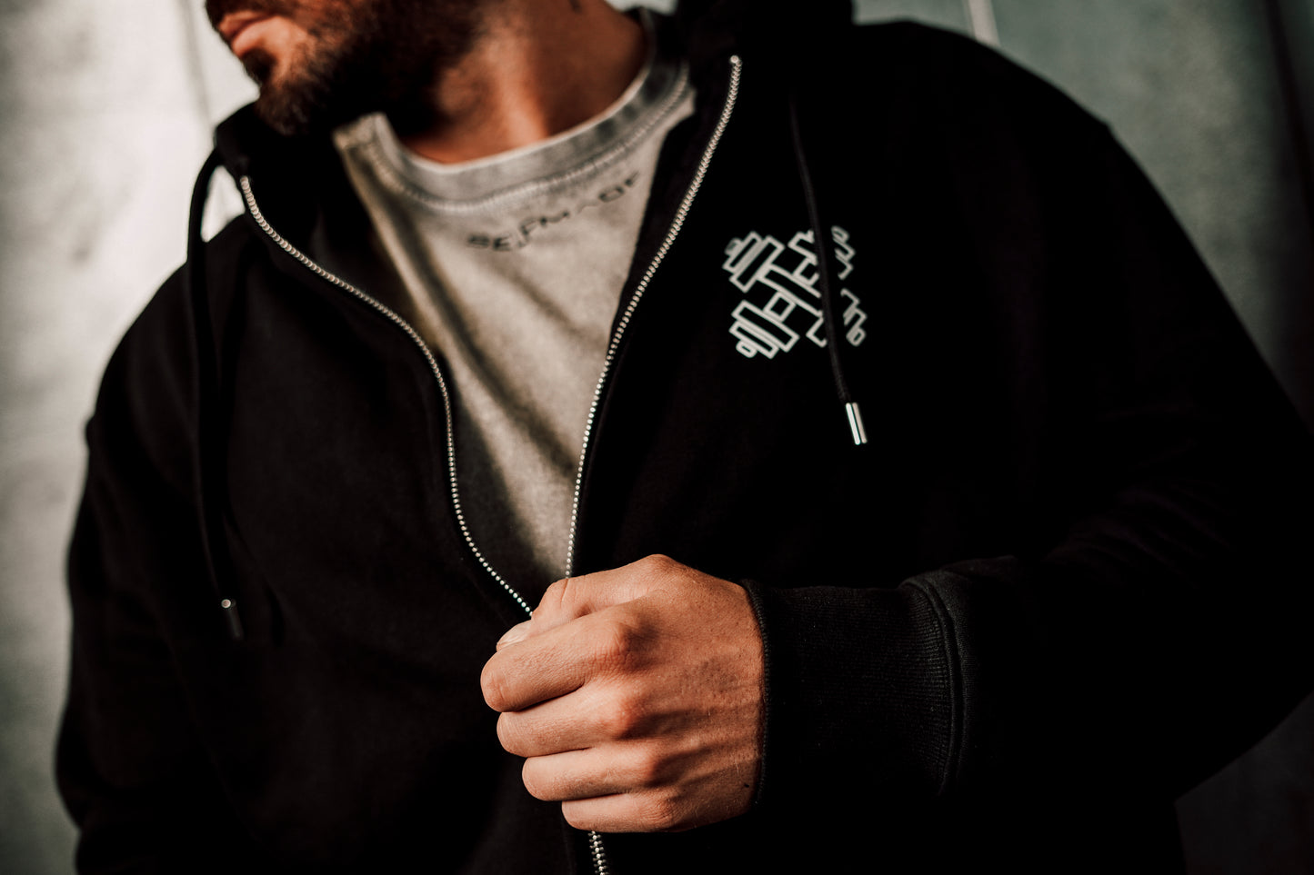 The selfmade Fade zip hoodie