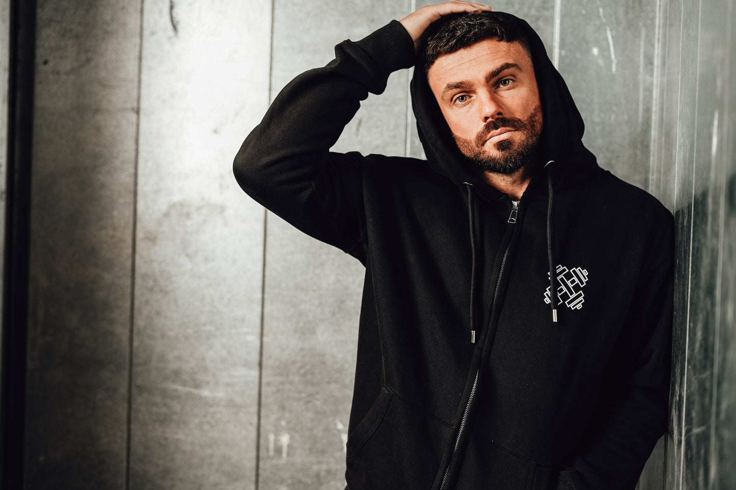The selfmade Fade zip hoodie