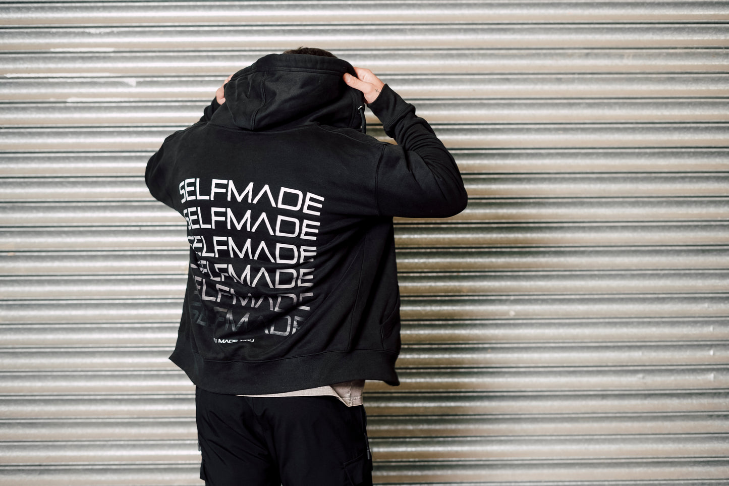 The selfmade Fade zip hoodie
