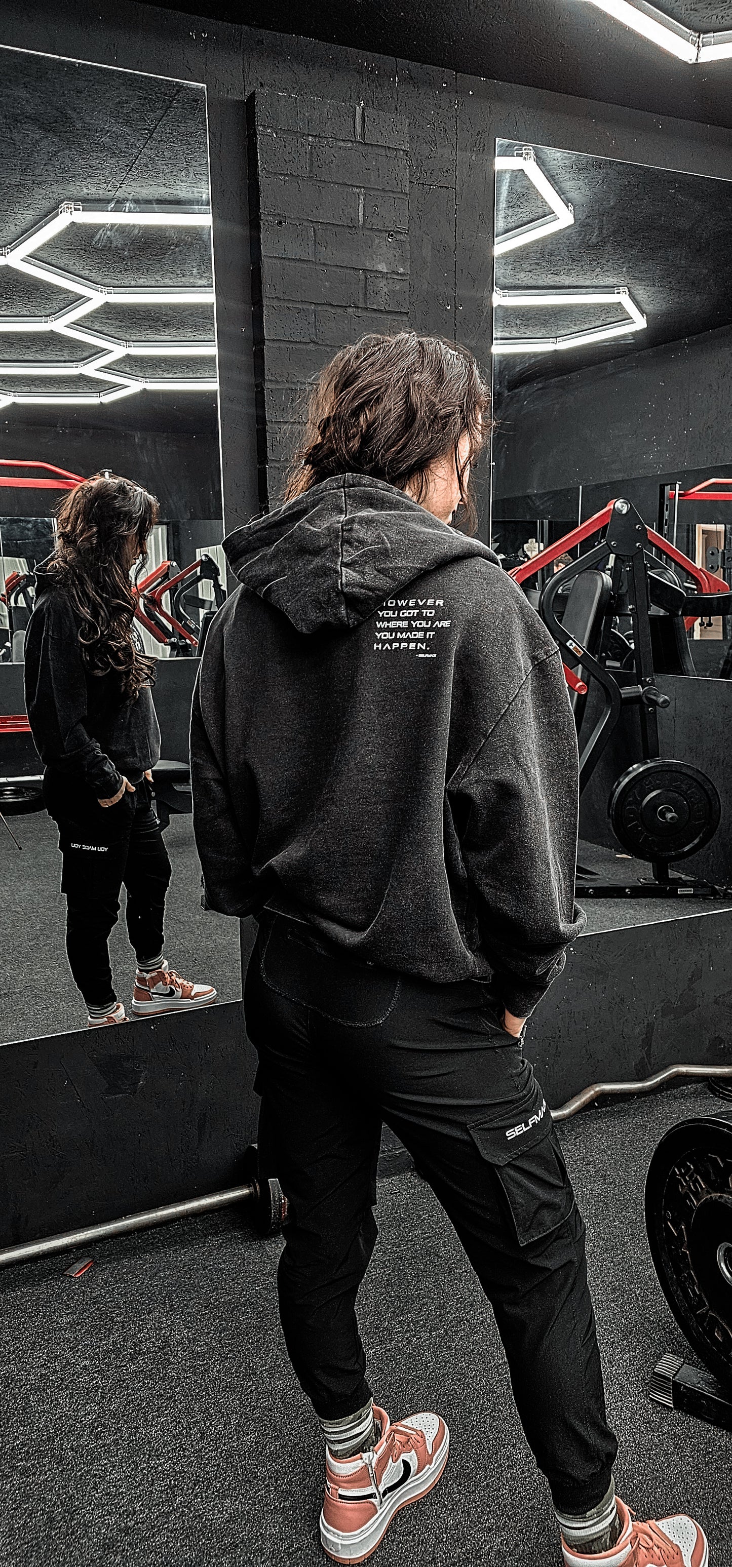 Acid washed oversized hoodie
