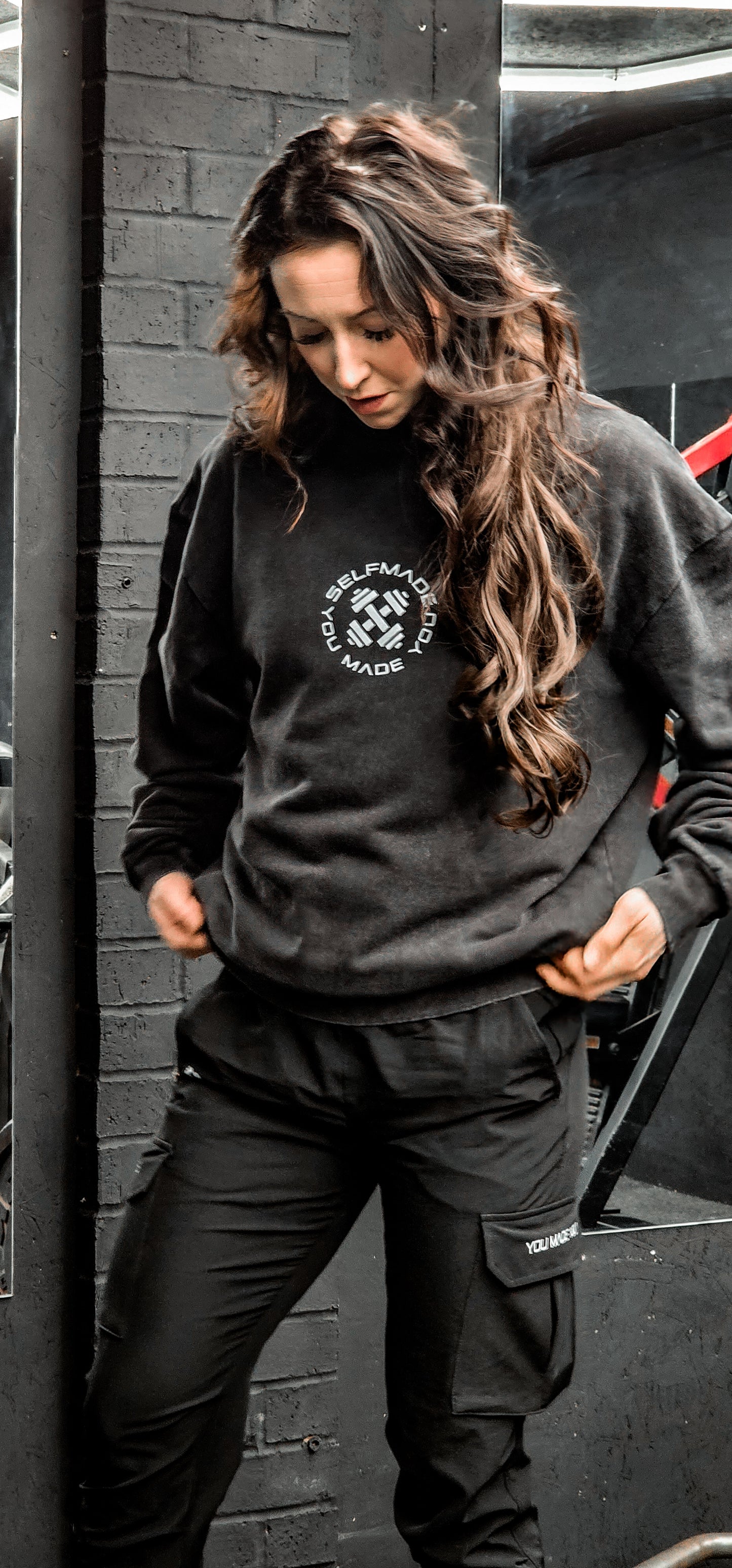 Acid washed oversized hoodie