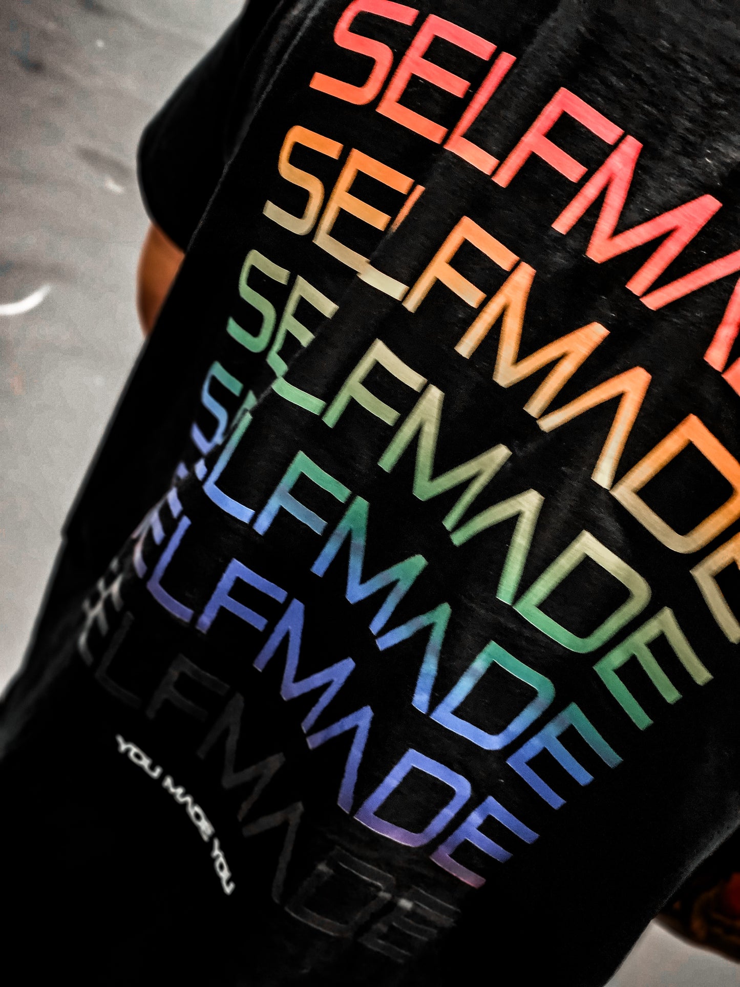 oversized colour fade