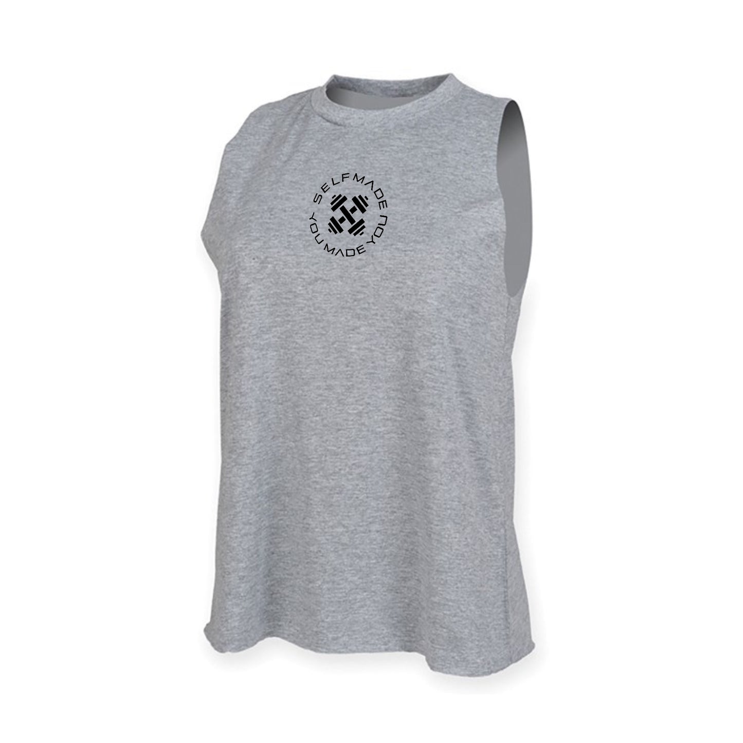 Ladies slashed arm vest