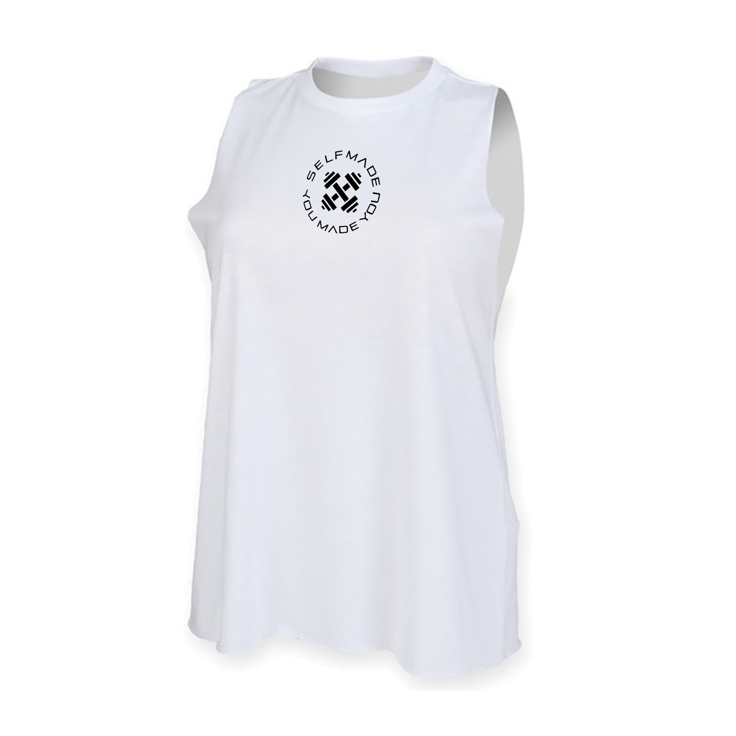Ladies slashed arm vest